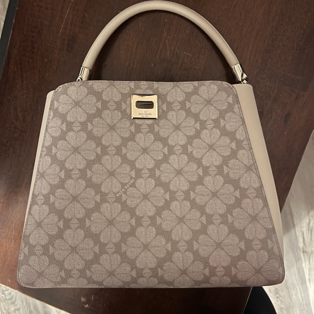Kate Spade Beige Floral Handbag